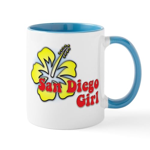 White/Blue Inside - San Diego Girl Mug