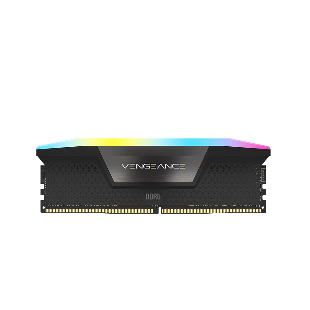 Corsair Vengeance RGB 32GB (2x16GB) DDR5 6000MHz CL36 AMD EXPO Gaming Memory Kit - High Performance RAM for PC Builds, Gaming Rigs & Content Creation (CMH32GX5M2D6000Z36K) - Perfect for AMD Ryzen Systems, Streaming & Video Editing