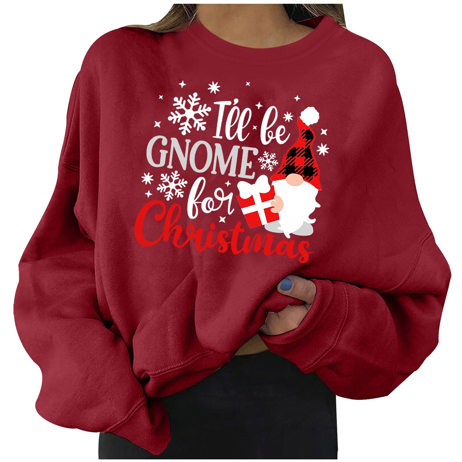 Women's Oversized Sweatshirt - Soft Crewneck Long Sleeve Pullover | Casual Loose Fit Top for Women | Perfect for Lounge Wear, Running Errands & Coffee Dates
