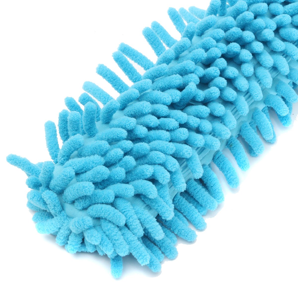YONGYAO Flexible Microfiber Car Cleaning Brush - Long Handle Alloy Wheel Cleaner & Detailing Brush for Car Wash, Interior, and Exterior Cleaning - Perfect for Wheels, Tires, Dashboards, and Hard-to-Reach Areas