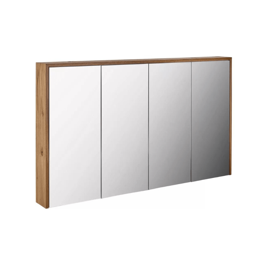Bayview Mirror Cabinet 1500 - Premium Tasmanian Oak Bathroom Storage with Adjustable Shelves | Perfect for Small Bathrooms, Vanity Organization & Modern Home Decor
