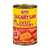 Premium Sweet Potatoes in Syrup - Sugary Sam Golden Cut Yams, 15oz Can (Pack of 6) - Perfect for Holiday Baking, Casseroles & Desserts