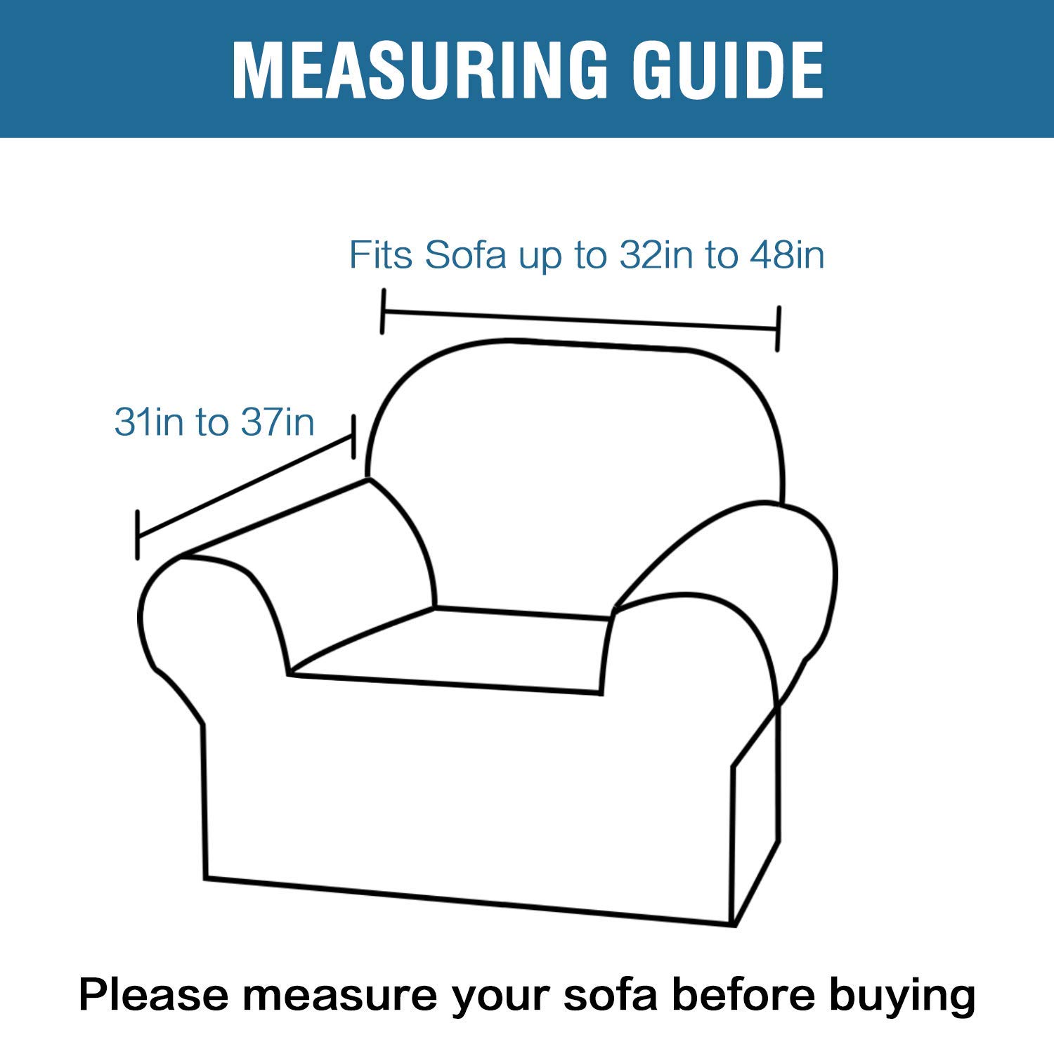 H.VERSAILTEX Velvet Stretch Sofa Covers Set - 3 Cushion Couch, Loveseat & Armchair Slipcovers (Peacock Blue) | Soft, Washable & Anti-Slip Furniture Protector for Living Room, Bedroom, Dorm Decor