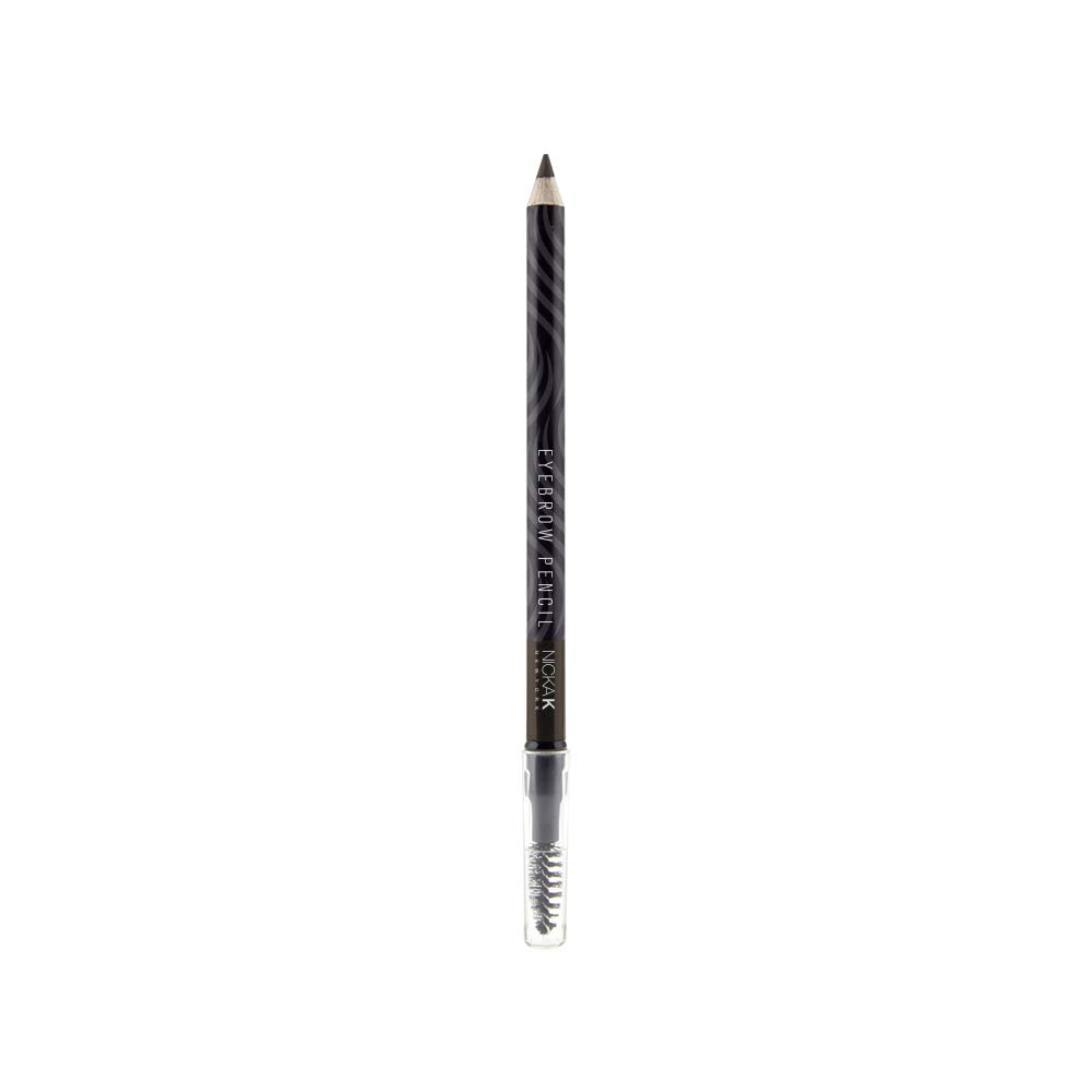 NICKA K Eyebrow Pencil - NEP03 Dark Brown Waterproof Eyebrow Makeup Pencil for Natural Looking Brows | Perfect for Everyday Use, Professional Makeup & Special Occasions