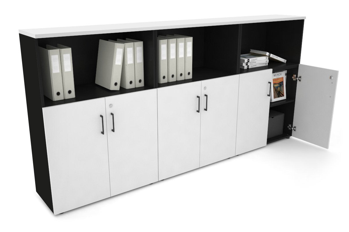 Medium Uniform Storage Cabinet with Small Doors [2400W x 1170H x 350D] - Perfect for Office, School, or Home Organization