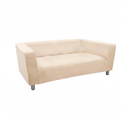 Stretchable Sofa Slipcover for IKEA Klippan Loveseat - Universal Fit Small Couch Cover with Cushion Covers, Washable Furniture Protector for Living Room, Home & Office Use