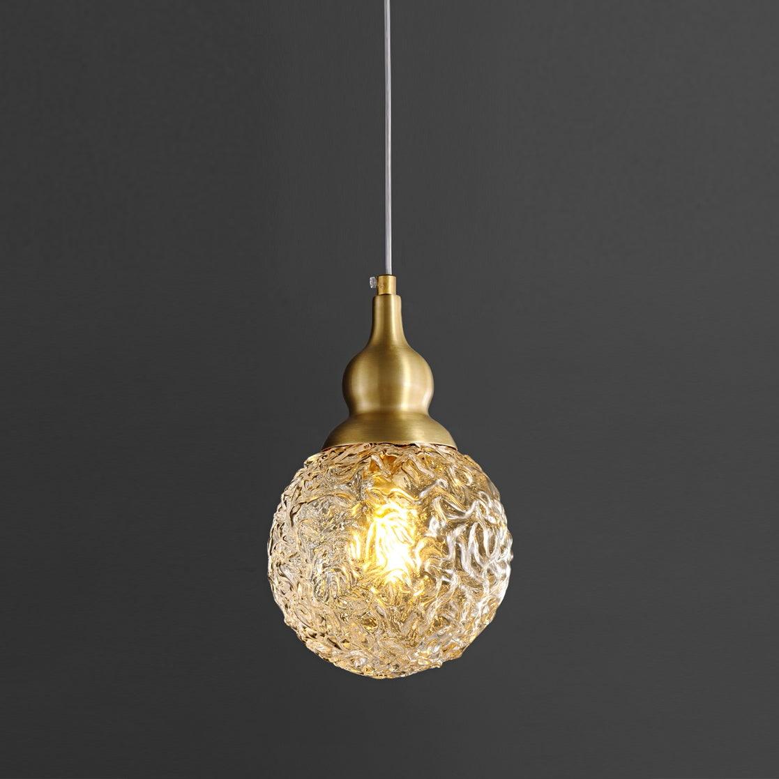 Bella Brass Pendant Light - Vintage Industrial Ceiling Fixture for Dining Room, Kitchen Island & Bedroom Lighting