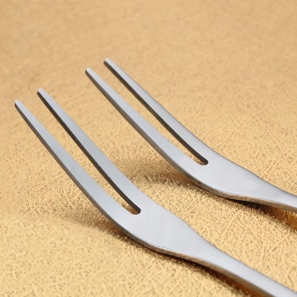 DOITOOL 20-Piece Mini Cake Forks Set - Stainless Steel Dessert Forks for Cake, Fruit, Appetizers - Perfect for Parties, Weddings, Tea Time & Home Entertaining
