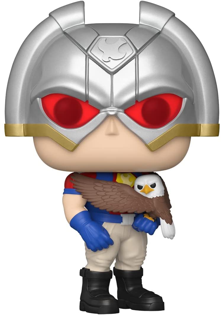 Funko Pop! TV: Peacemaker Action Figure Set of 5 - Includes Peacemaker with Eagly, Underwear Version, Vigilante & Judomaster - Perfect for DC Fans, Collectors & Home Office Display