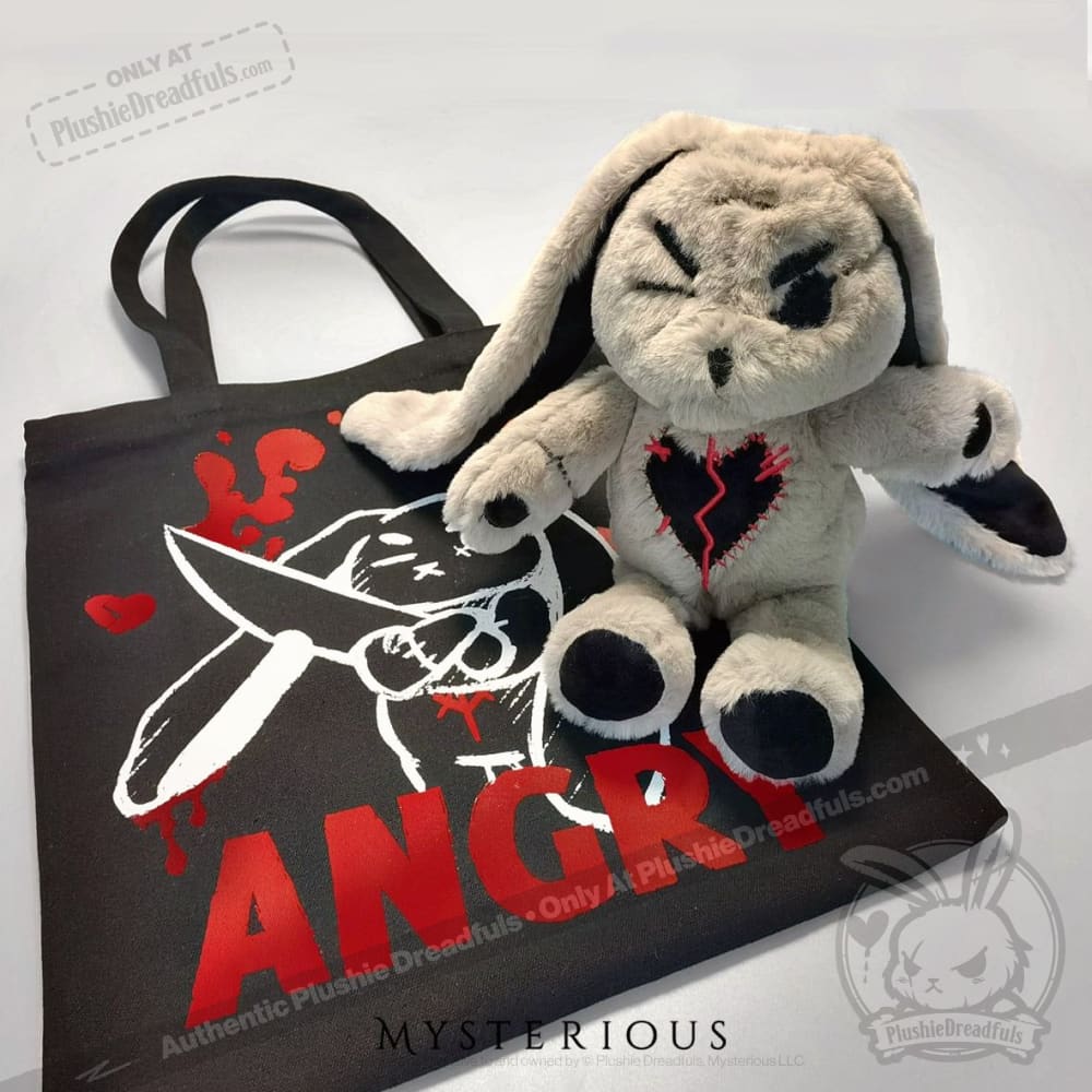 Angry Rabbit Hoodie and Wallet Set - Cute Animal-Themed Outfit & Accessories for Casual Wear, Gifts, and Street Fashion