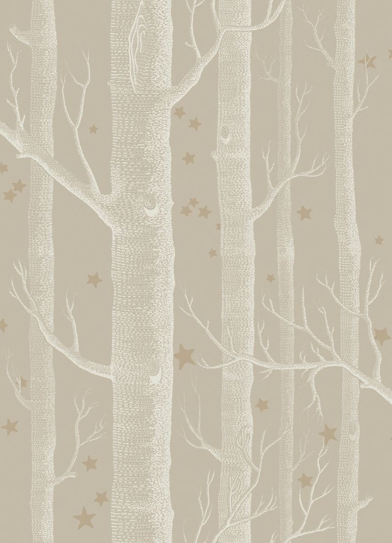 Cole and Son Woods Stars Wallpaper - Premium Peel and Stick Wallpaper for Bedroom, Living Room, Nursery | Vintage Floral Design | Easy to Install & Remove