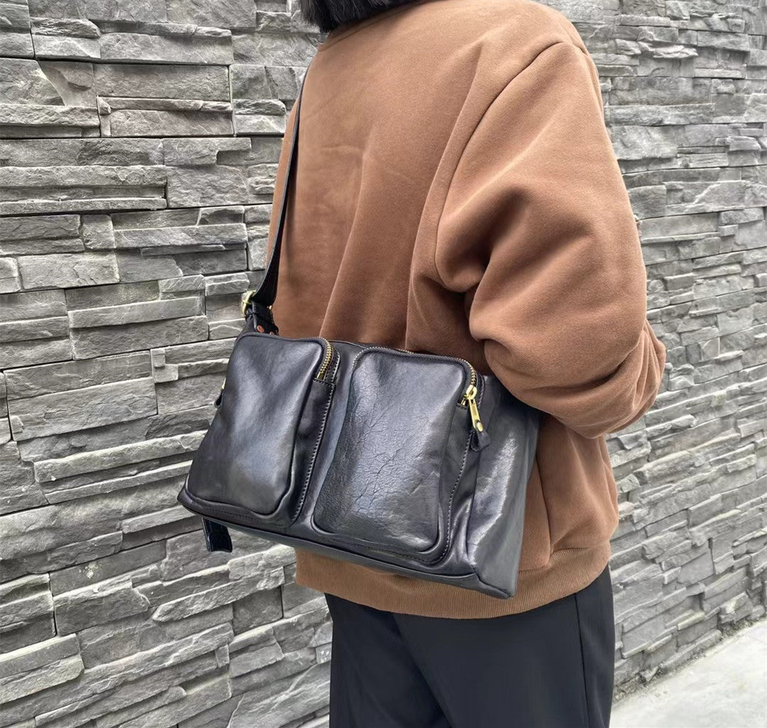 Genuine Italian Leather Crossbody Bag for Women - Stylish & Durable Shoulder Purse - Perfect for Travel, Shopping & Everyday Use