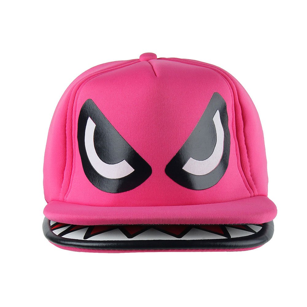 Locomo Shark Teeth Double Brim Trucker Hat - Adjustable Snapback Cap for Men & Women - Perfect for Outdoor Activities, Fishing, and Sports Events