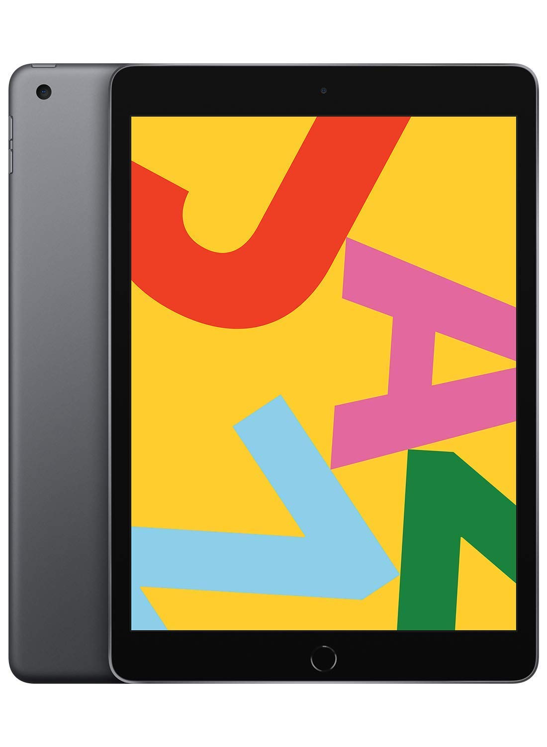 Apple iPad 10.2-inch (7th Gen, 2019) Wi-Fi 128GB - Space Gray (Renewed) | Perfect for Work, Study & Entertainment | Fast A10 Fusion Chip, Retina Display & iOS Compatibility
