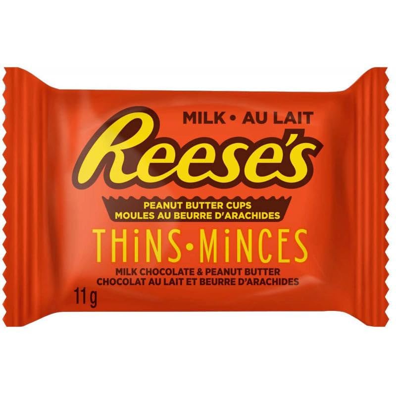 Reese's Thins Peanut Butter Cups Milk Chocolate - 24 oz (680g) Bulk Pack | Imported from Canada | Perfect for Snacking, Parties & Gift Giving