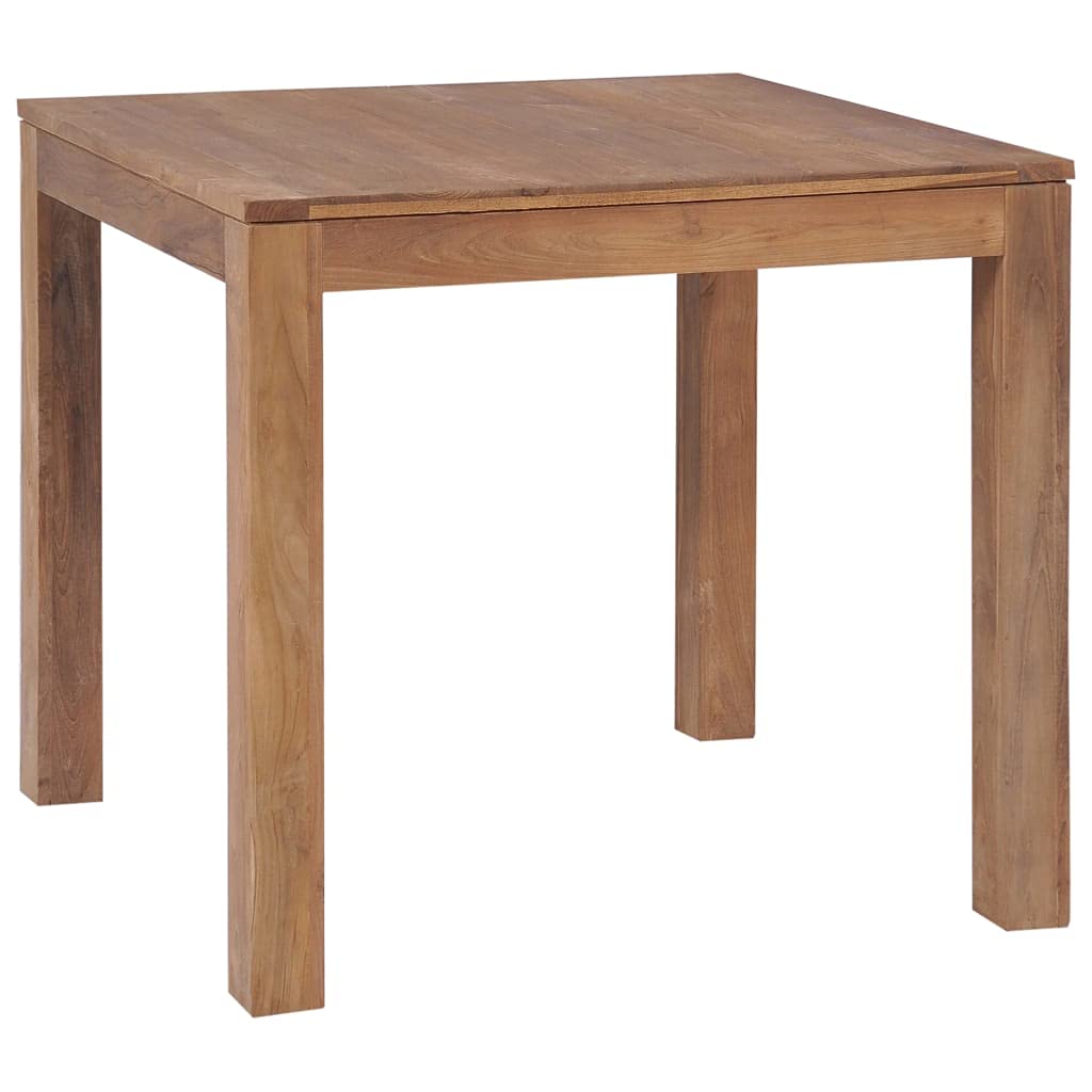 Rustic Solid Teak Wood Dining Table - 32.3