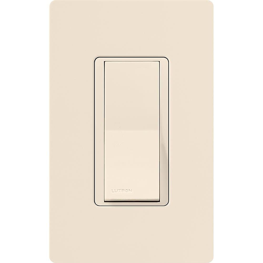 Lutron Claro 15-Amp 3-Way On/Off Light Switch - CA-3PS-LA in Light Almond - Perfect for Home, Office & Commercial Lighting Control