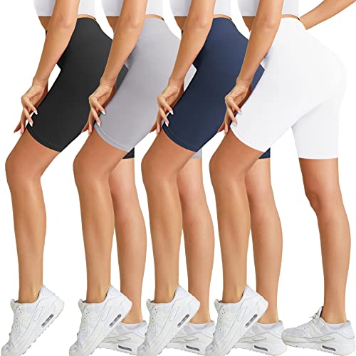 4pack Black/Light Gray/Navy Blue/White