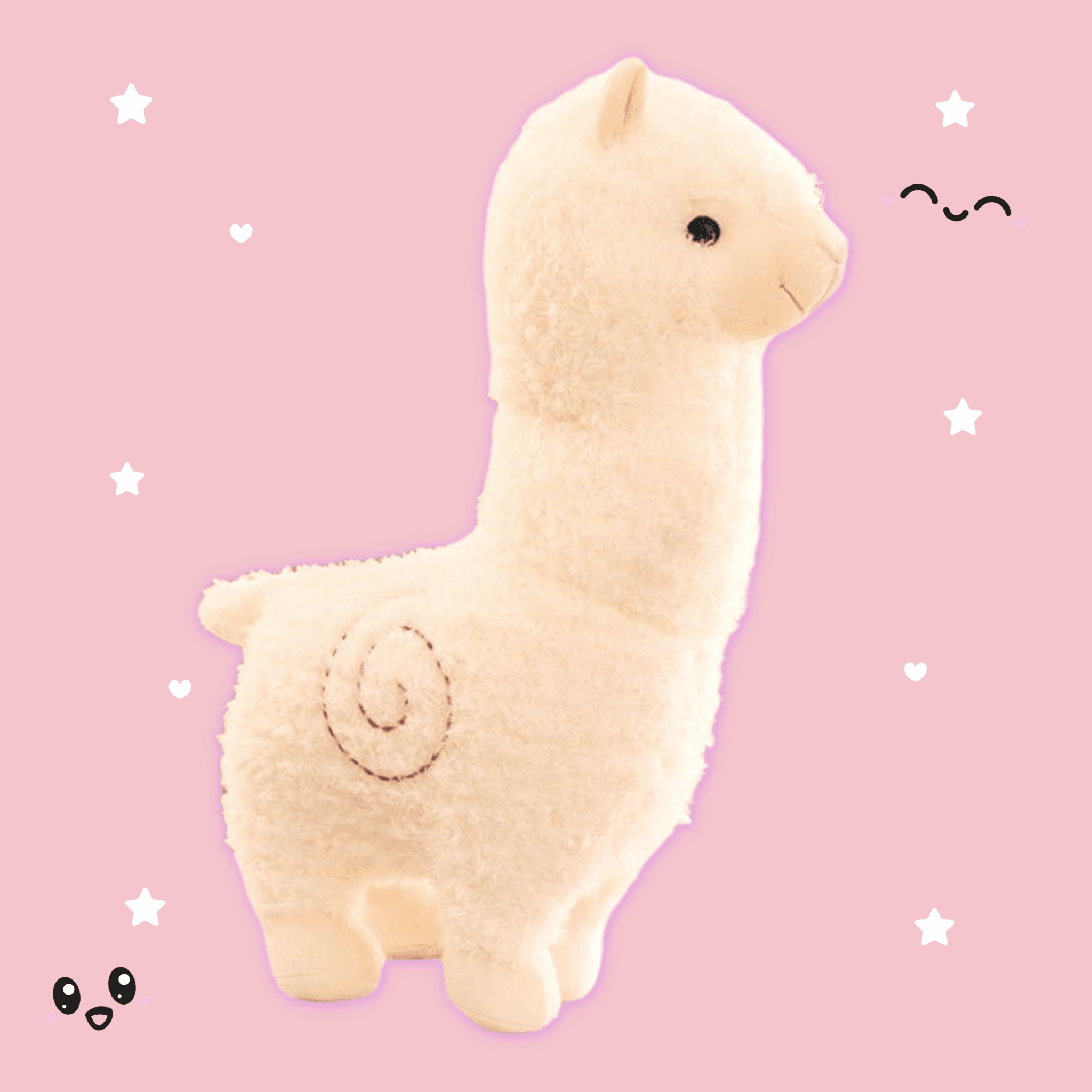 Soft and Cute Alpaca Llama Plush Toy - Kawaii Stuffed Animal for Kids, Girls, Boys - Perfect for Cuddling, Gifts, and Room Decor