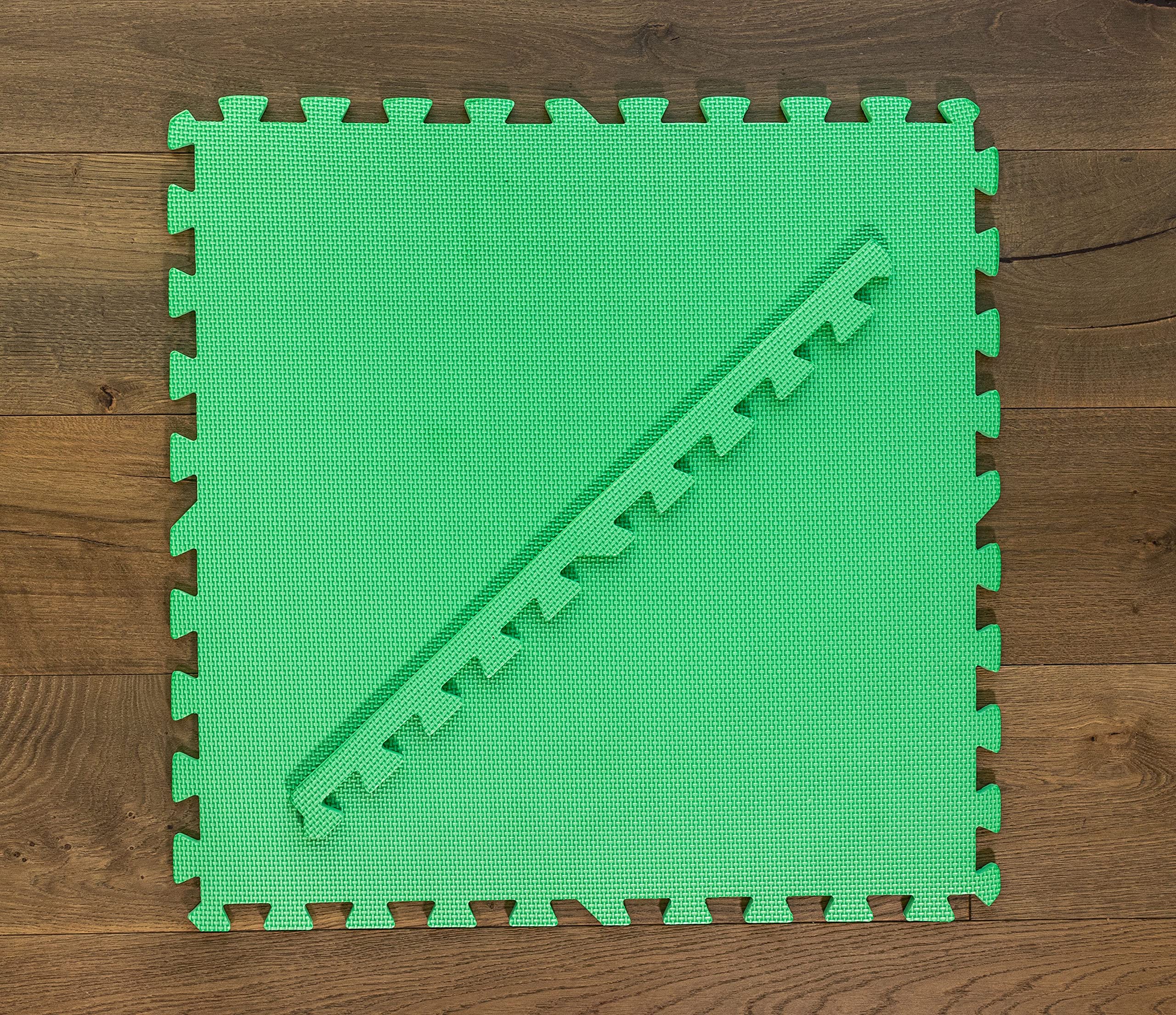 Square Brands Interlocking Gym Floor Tiles - 3/8