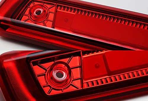 EPARTS LED Strip 3rd Brake Light - Full LED Tail Stop Cargo Lamp with Chrome Housing & Red Lens - Compatible with 2006-2010 Jeep Commander - Perfect for Off-Roading, Night Driving & Enhanced Safety