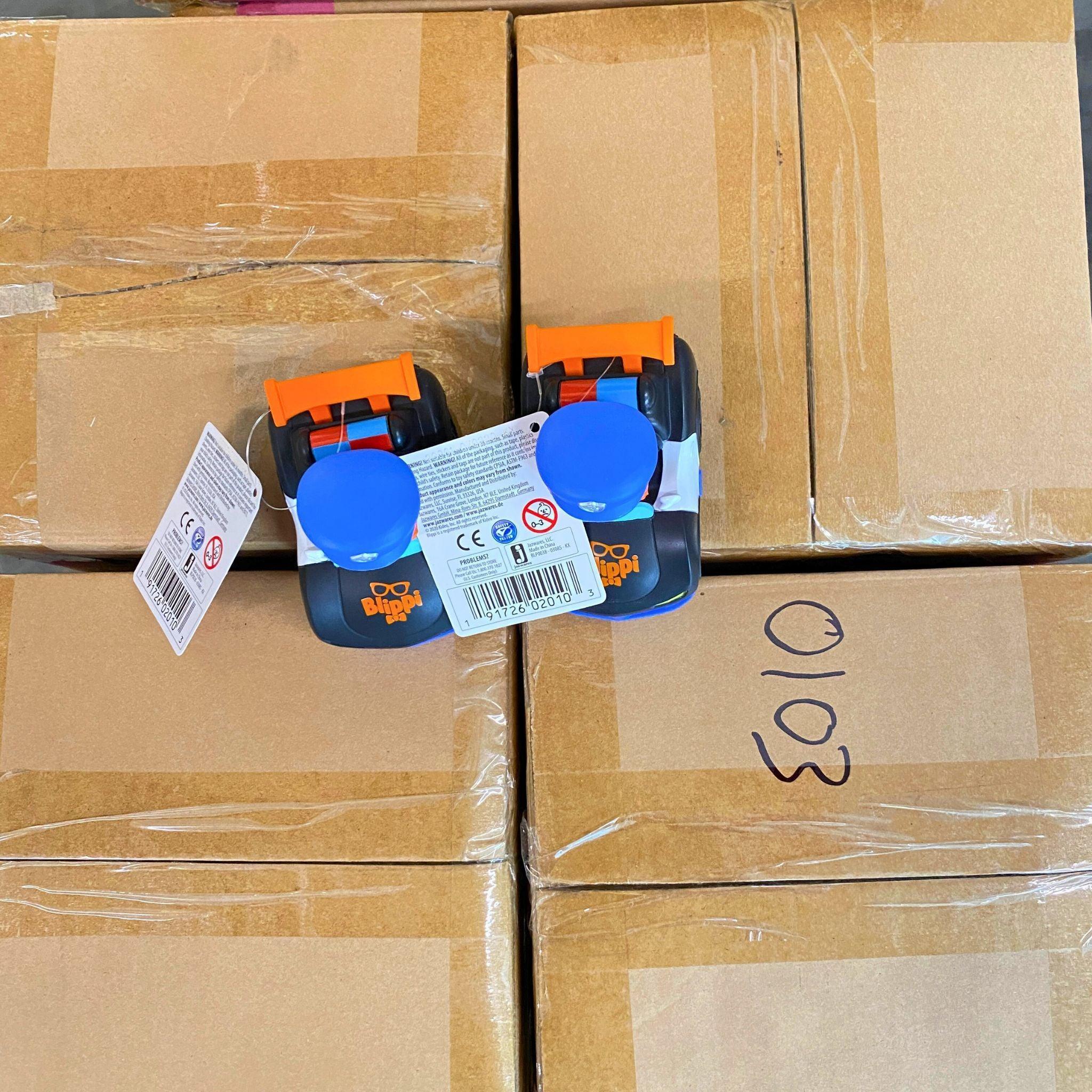 Blippi Police Car Toy Set - 40 Piece Lot for Kids - Pretend Play, Party Favors & Educational Fun