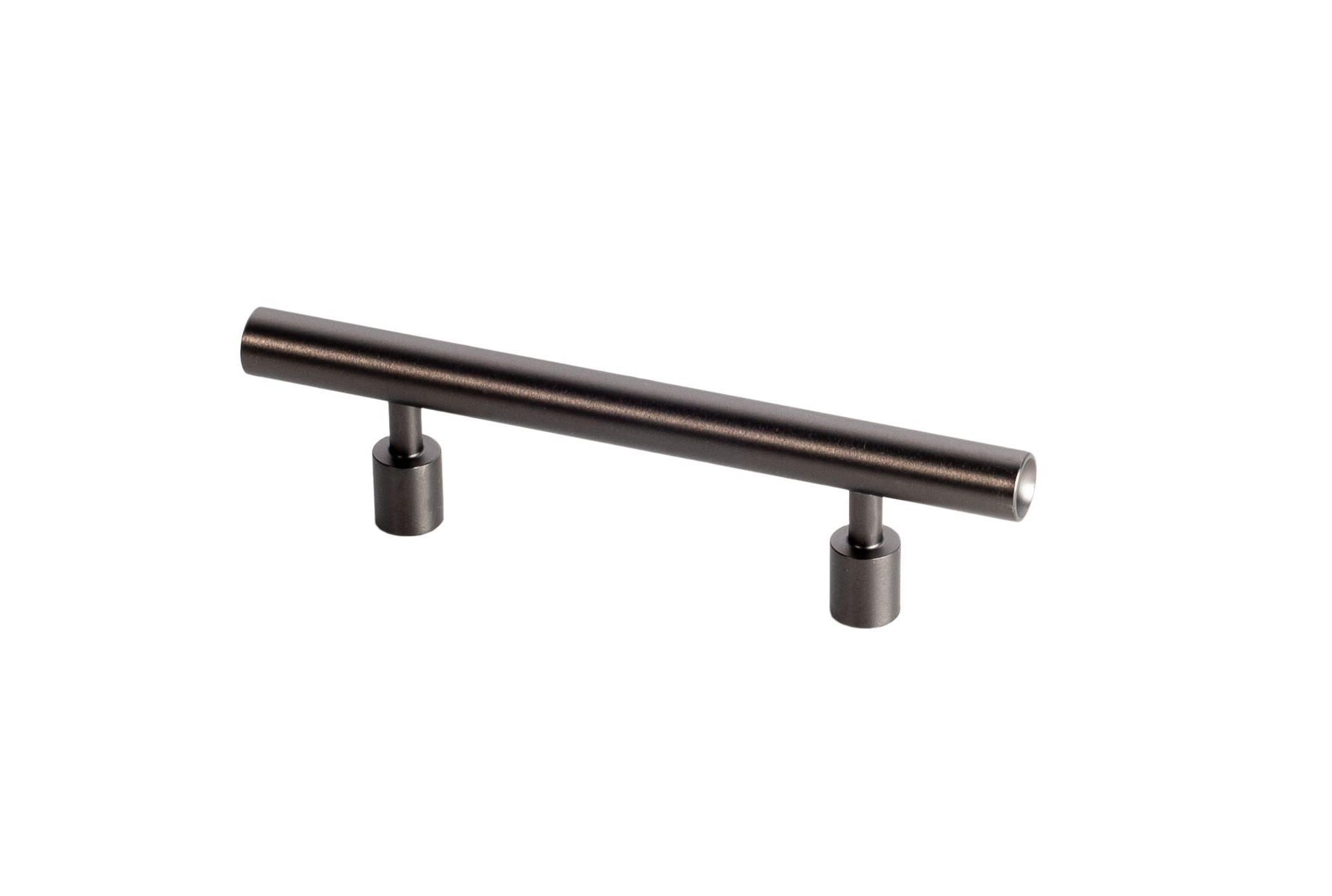 Lew's Premium Black Stainless Steel Cabinet Knobs and Drawer Pulls - Round Bar Series for Kitchen, Bathroom & Furniture Hardware (Set of 10) - Perfect for Modern Home Renovation and DIY Projects