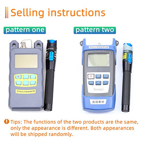 1KM Fiber Optical Power Meter & Visual Fault Locator - Professional Fiber Optic Cable Tester Tool for CATV, Telecommunications & Network Engineering Maintenance - Perfect for Field Technicians & DIY Home Installations