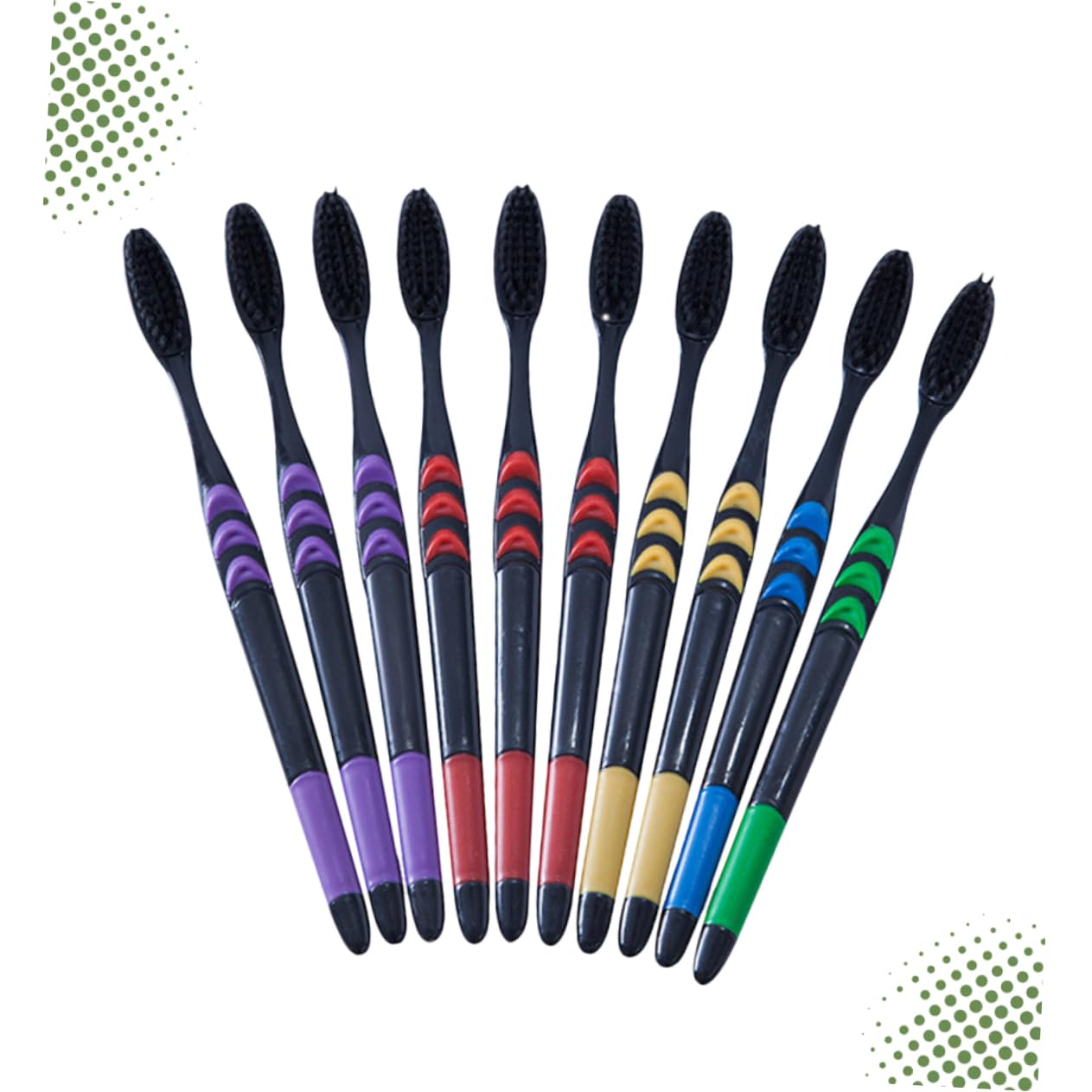 Cabilock 20 Pack Travel Toothbrushes - Disposable Full Head Bristle Toothbrushes for Adults & Kids, Bulk Manual Toothbrushes with Case - Perfect for Camping, Hotels, Airplanes and Emergency Kits