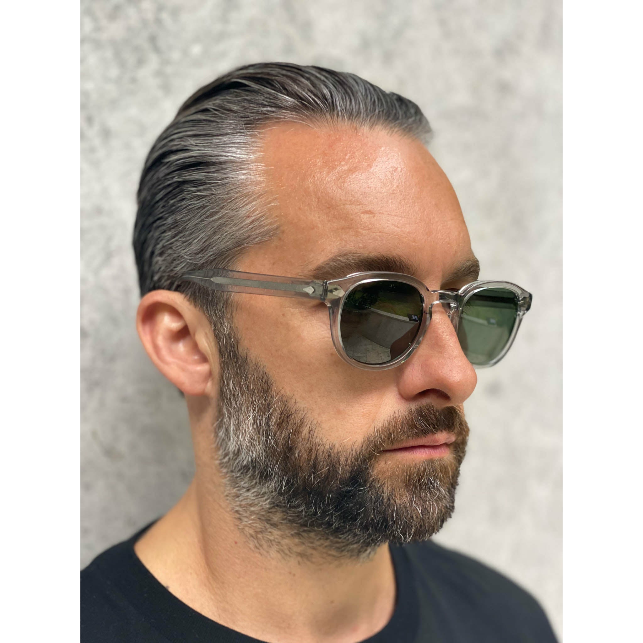 Moscot Lemtosh Light Grey 49 G15 Eyeglasses - Classic Retro Frame for Men & Women - Perfect for Office, Reading & Fashion Accessories