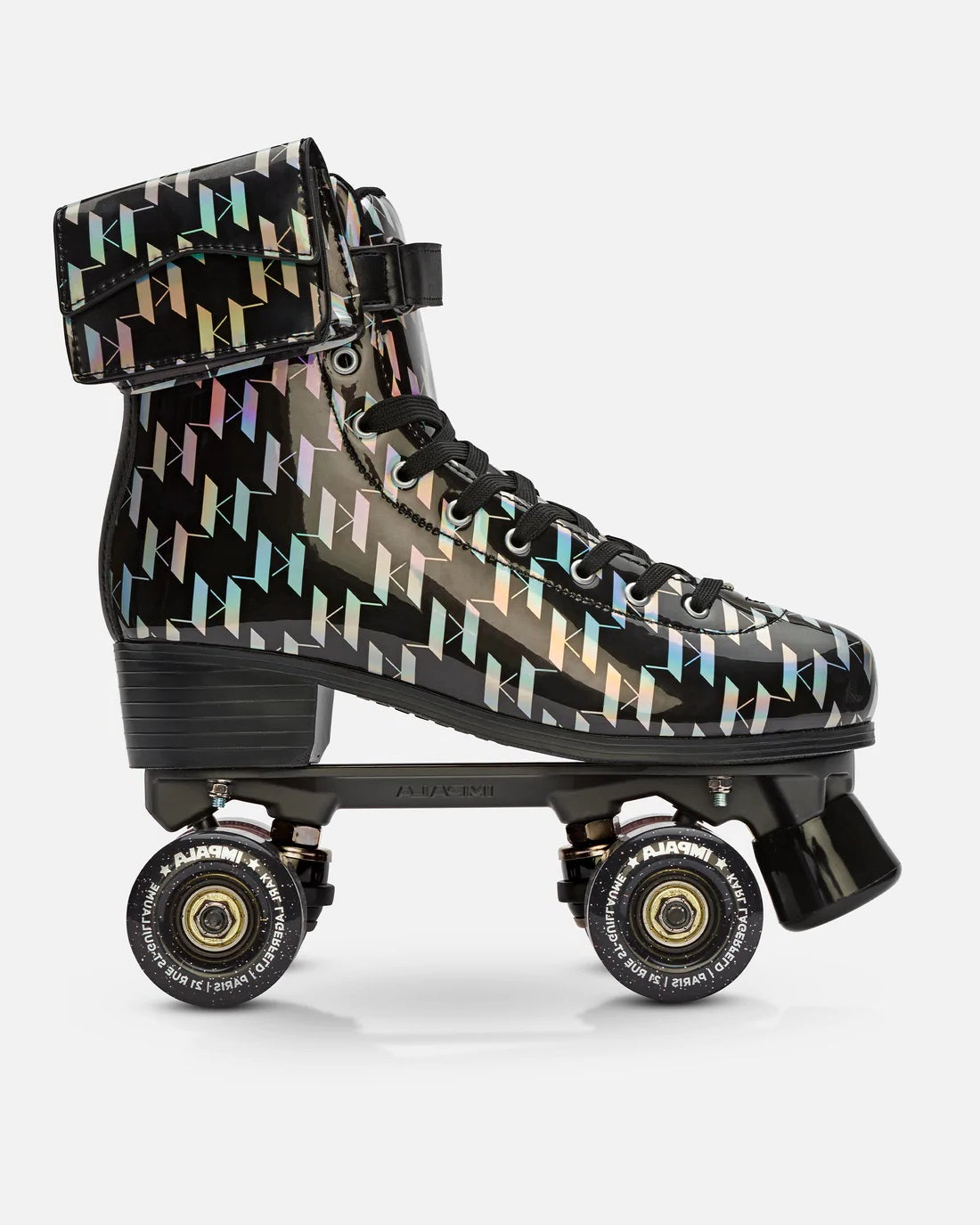 Impala Rollerskates for Women - Karl Lagerfeld Collection - Retro Style Quad Roller Skates for Outdoor & Indoor Skating - Perfect for Rinks, Parks & Roller Disco Parties