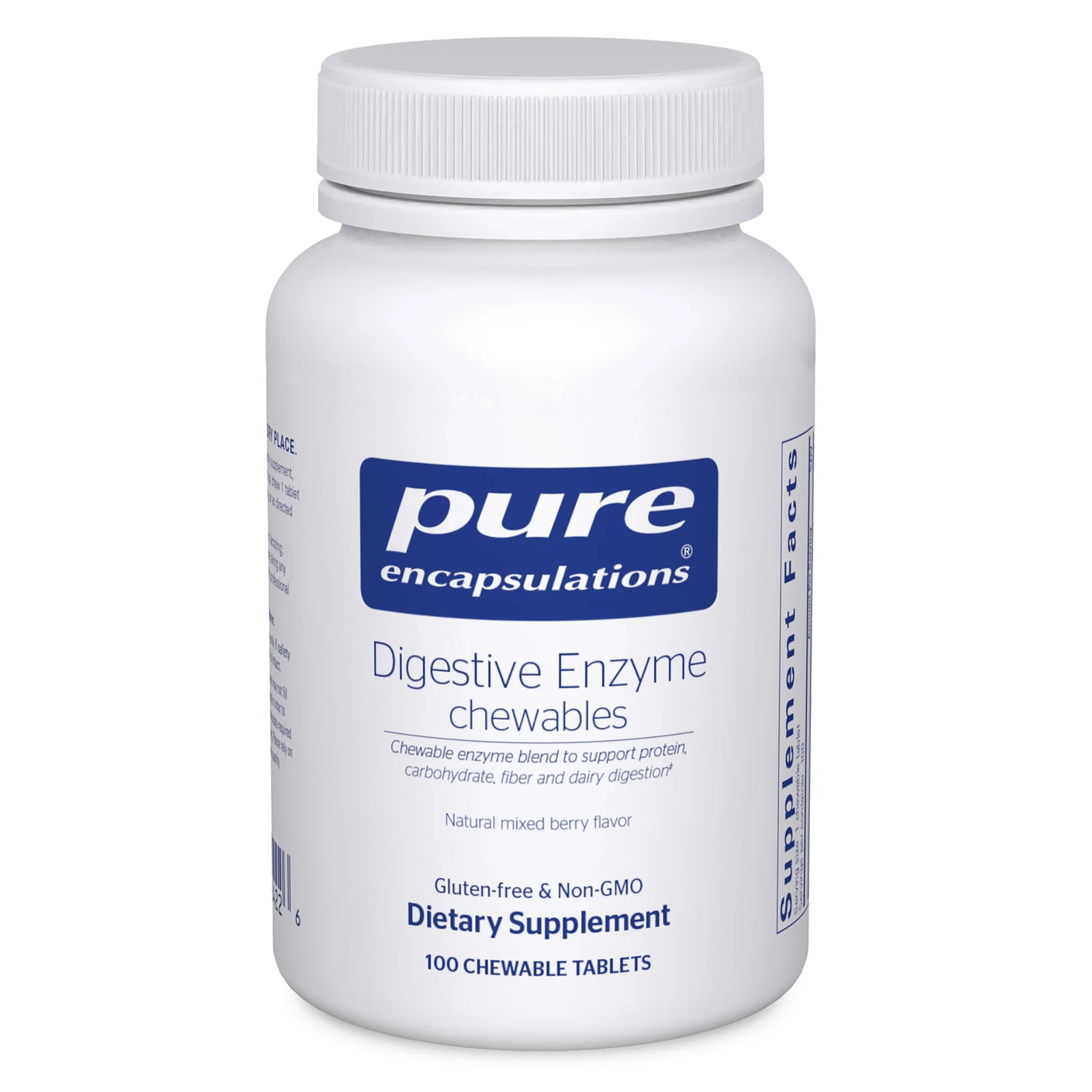Best Digestive Enzymes Chewable Tablets for Gut Health & Bloating Relief - Supports Digestion After Meals & Travel