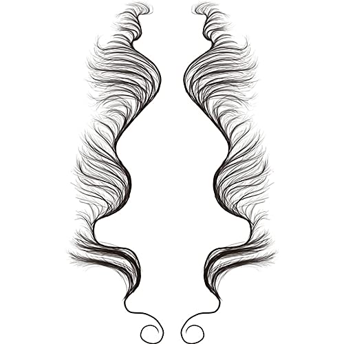 Dorakitten DIY Waterproof Hair Stickers - Unisex Fashion Hair Accessories for Styling & Forehead Decoration | Perfect for Cosplay, Parties & Daily Wear