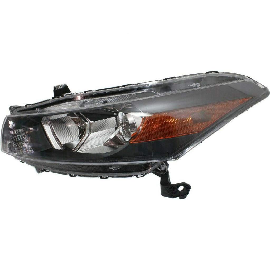 Honda Accord Headlight Assembly Pair for 2008 2009 2010 Models - Driver & Passenger Side - CAPA Certified - Part #HO2502135C - Perfect for Night Driving & Foggy Conditions