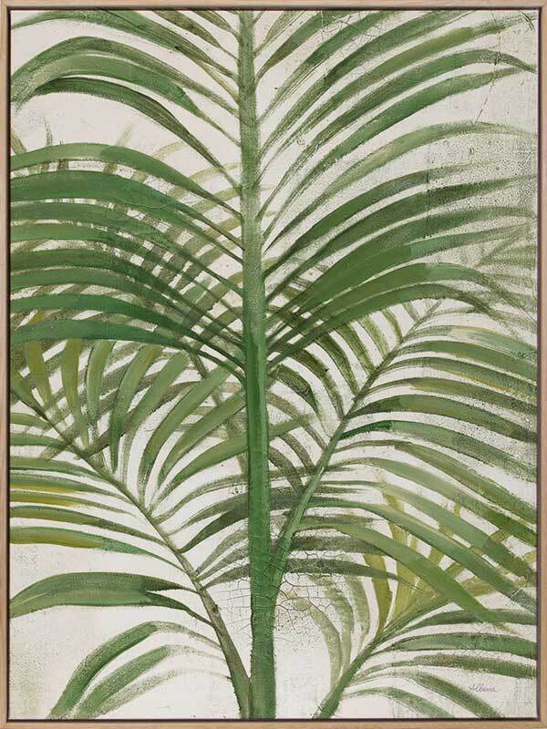 Areca Palm II Canvas Art Print - Tropical Botanical Wall Decor for Living Room, Bedroom & Office - Perfect for Home & Office Decor
