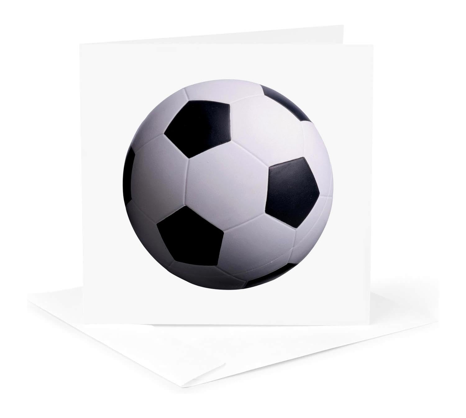 Personalized Soccer Ball Greeting Card - Perfect for Kids Birthday, Thank You & Special Occasions - Unique Soccer Themed Gift for Children