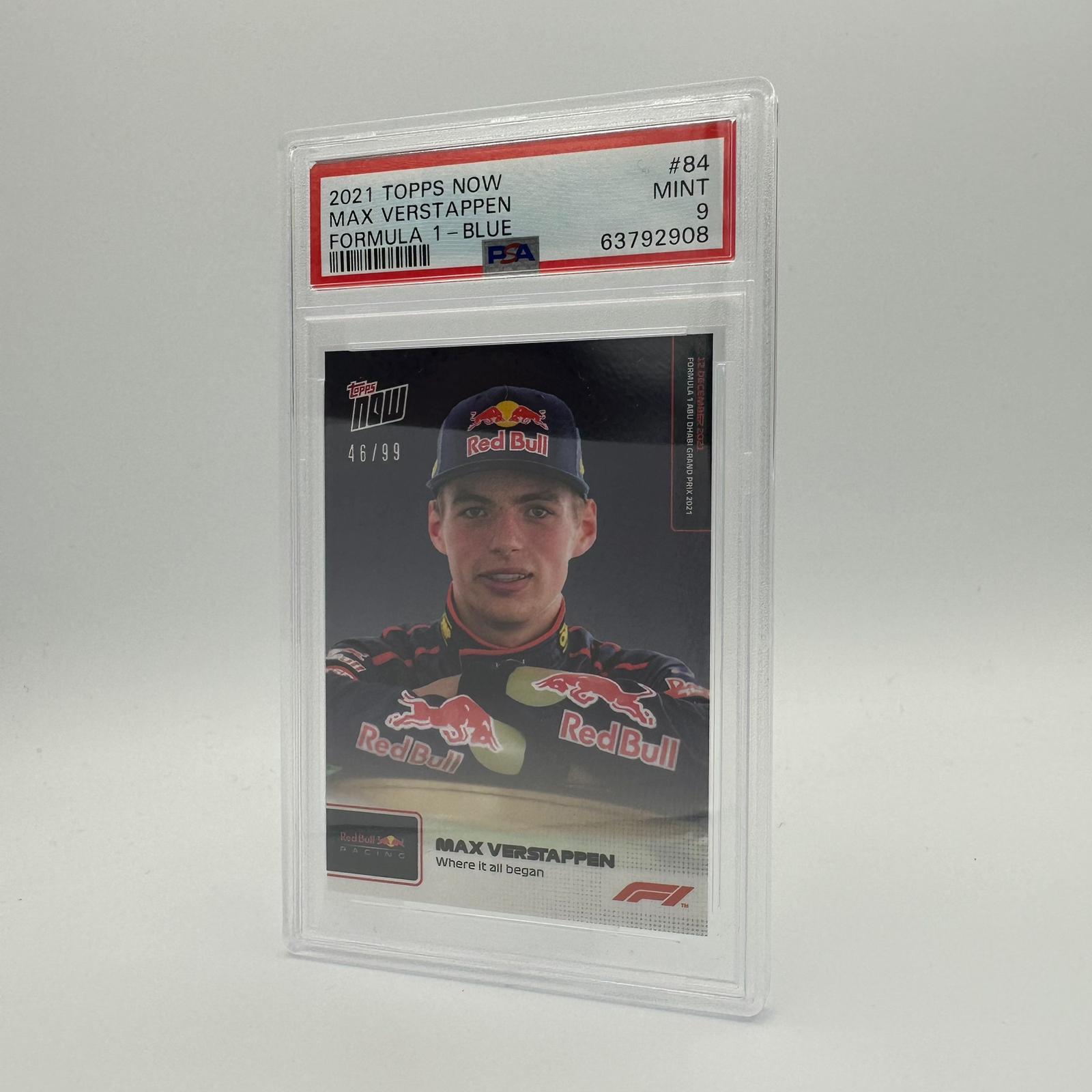 PSA 9 Graded 46/99 Max Verstappen 