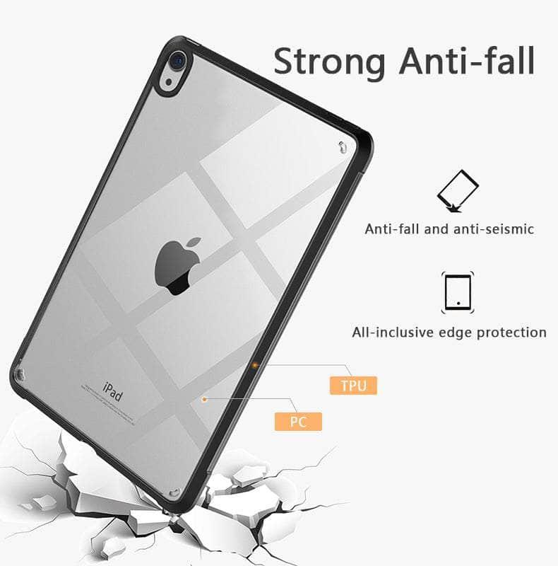 iPad Air 5 Case - Shockproof Transparent Protective Cover with Anti-Drop Design for iPad Air 5th Generation - Perfect for Travel, Work & Everyday Use