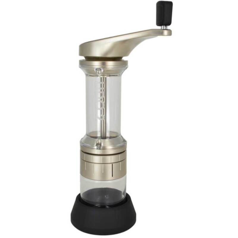 Premium Lido 2 Manual Coffee Grinder - Portable Hand Crank Burr Mill for Espresso, French Press & Pour Over Brewing - Perfect for Home, Camping & Travel Use
