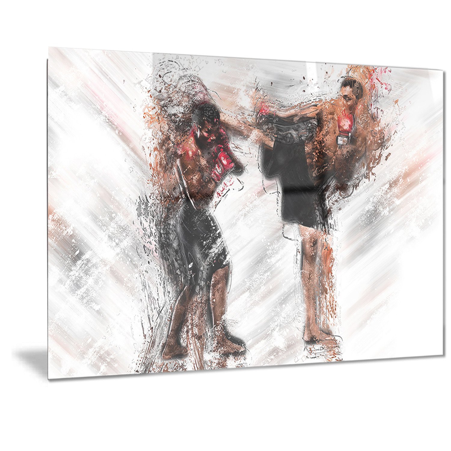 Designart Metal Wall Art Decor - Modern Abstract Sculpture for Living Room, Bedroom & Office - Handcrafted Home & Office Decor