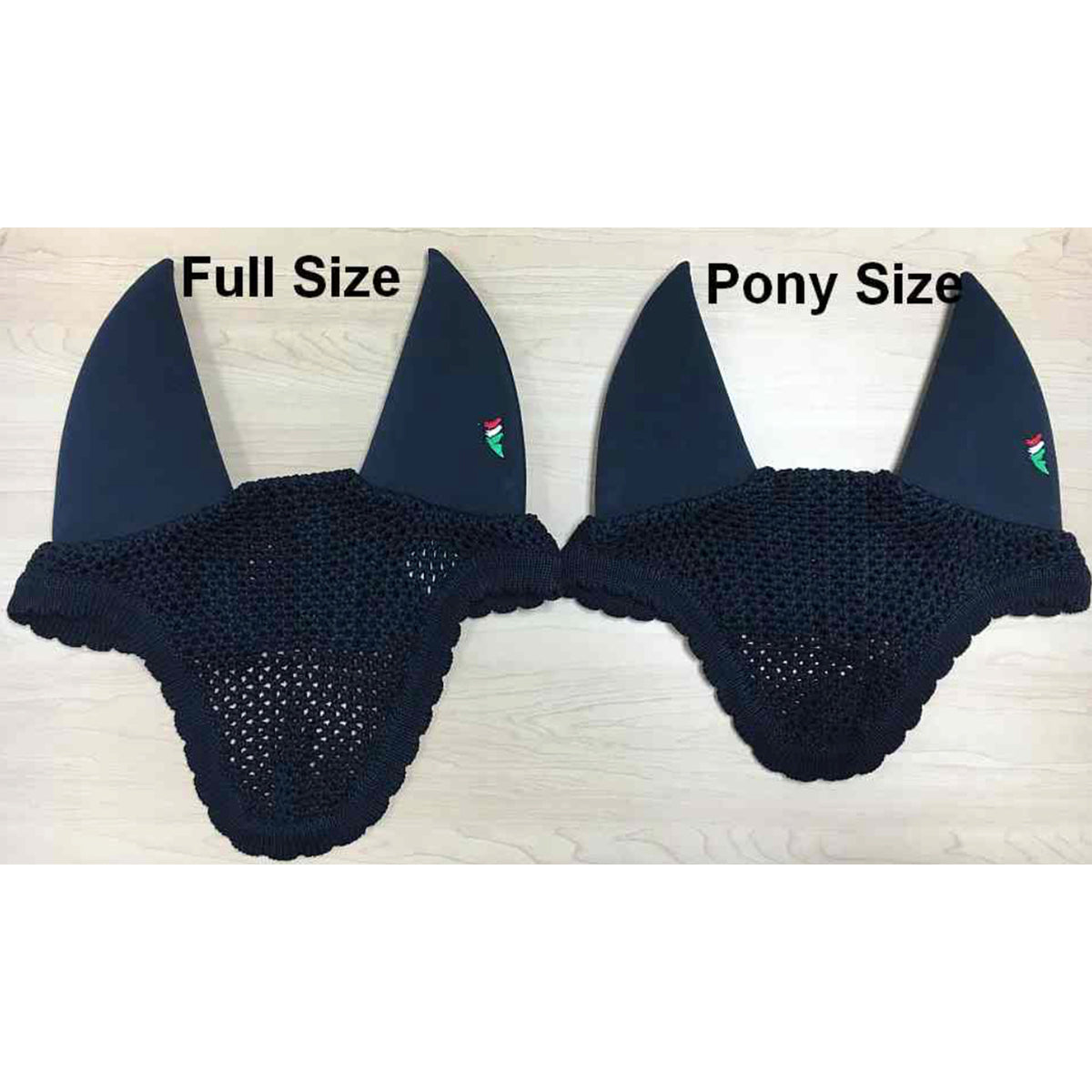 Equiline Soundless Ear Net for Horses - Noiseless Fly Protection for Training & Riding - Comfortable & Breathable Mesh Design