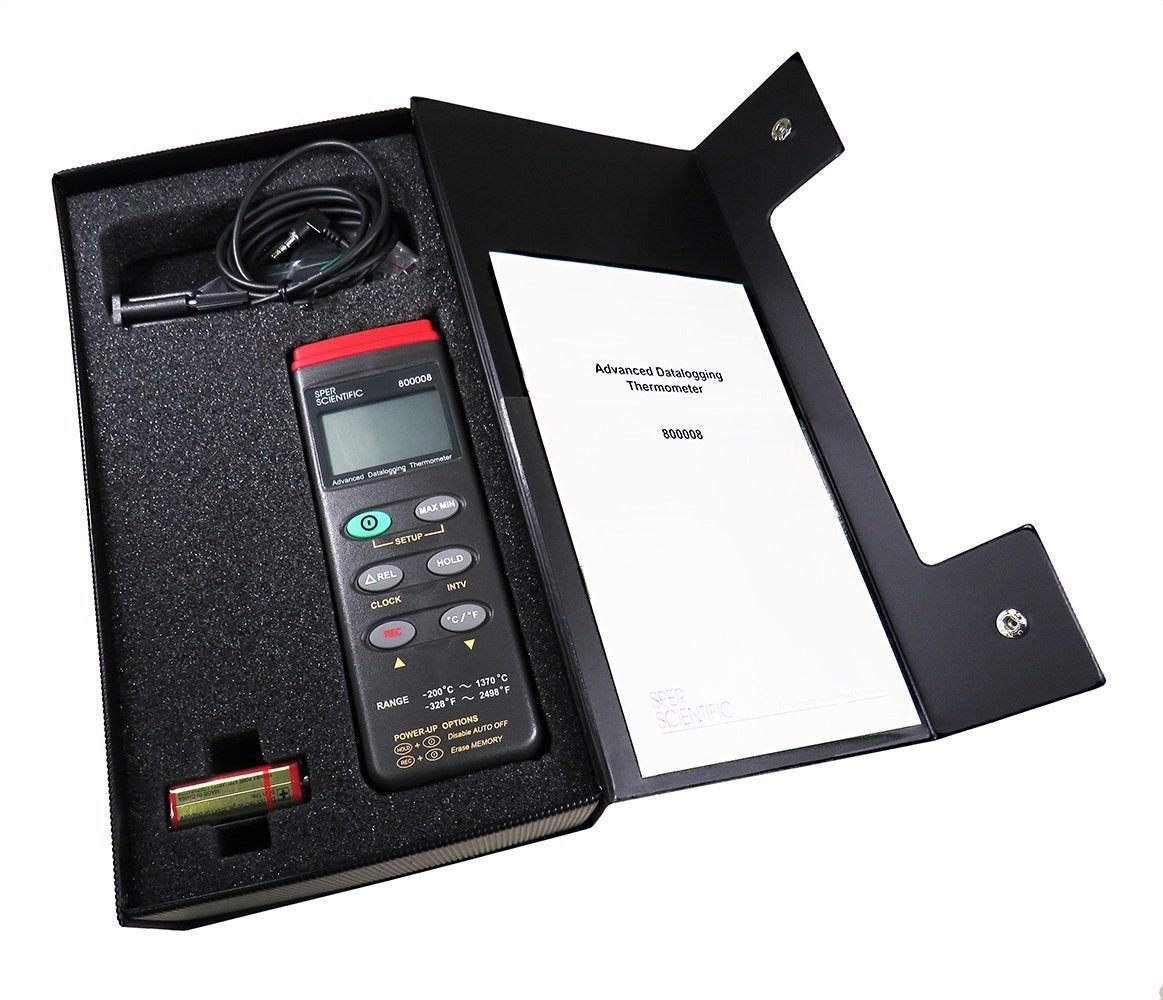 High Precision Advanced Thermocouple Data Logger - Temperature Measurement Device for Industrial, HVAC & Laboratory Use