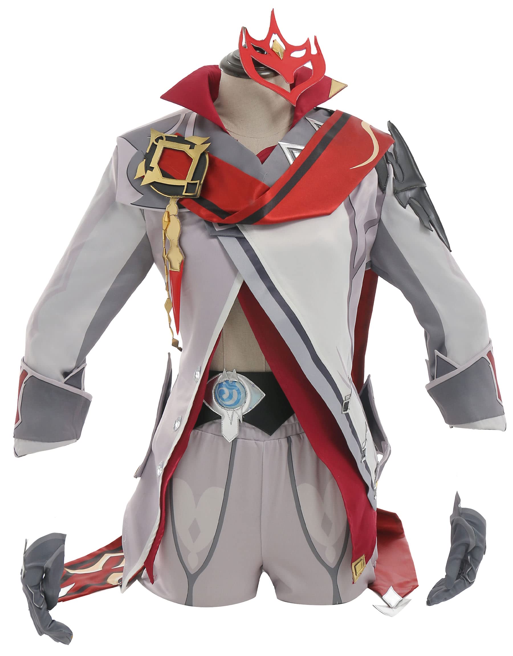 Cosplay.fm Unisex Anime Cosplay Costume Set - Jacket, Pants & Waistband Gloves | Perfect for Comic Con, Halloween & Cosplay Events