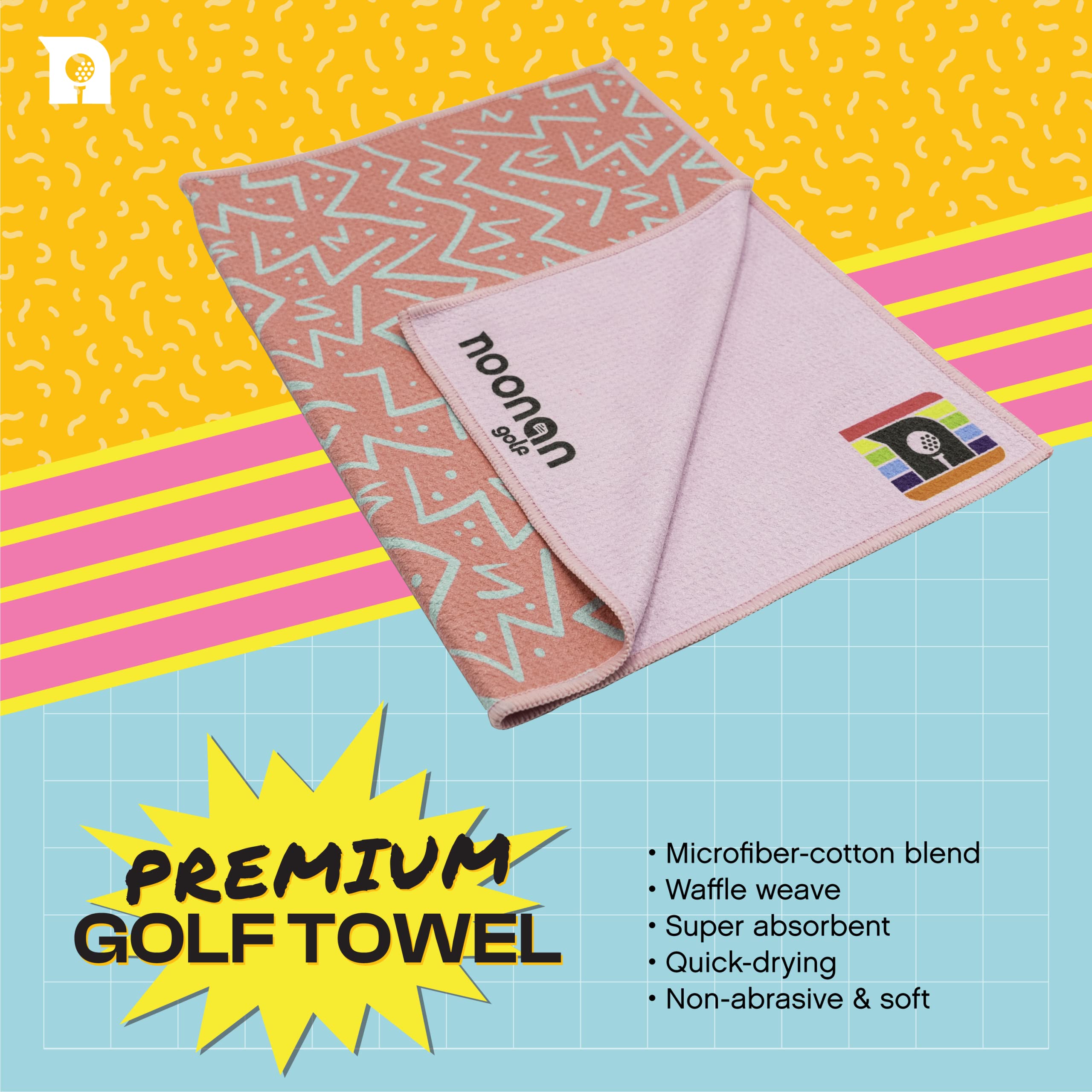 Premium Microfiber Towel with Carabiner Clip - 24