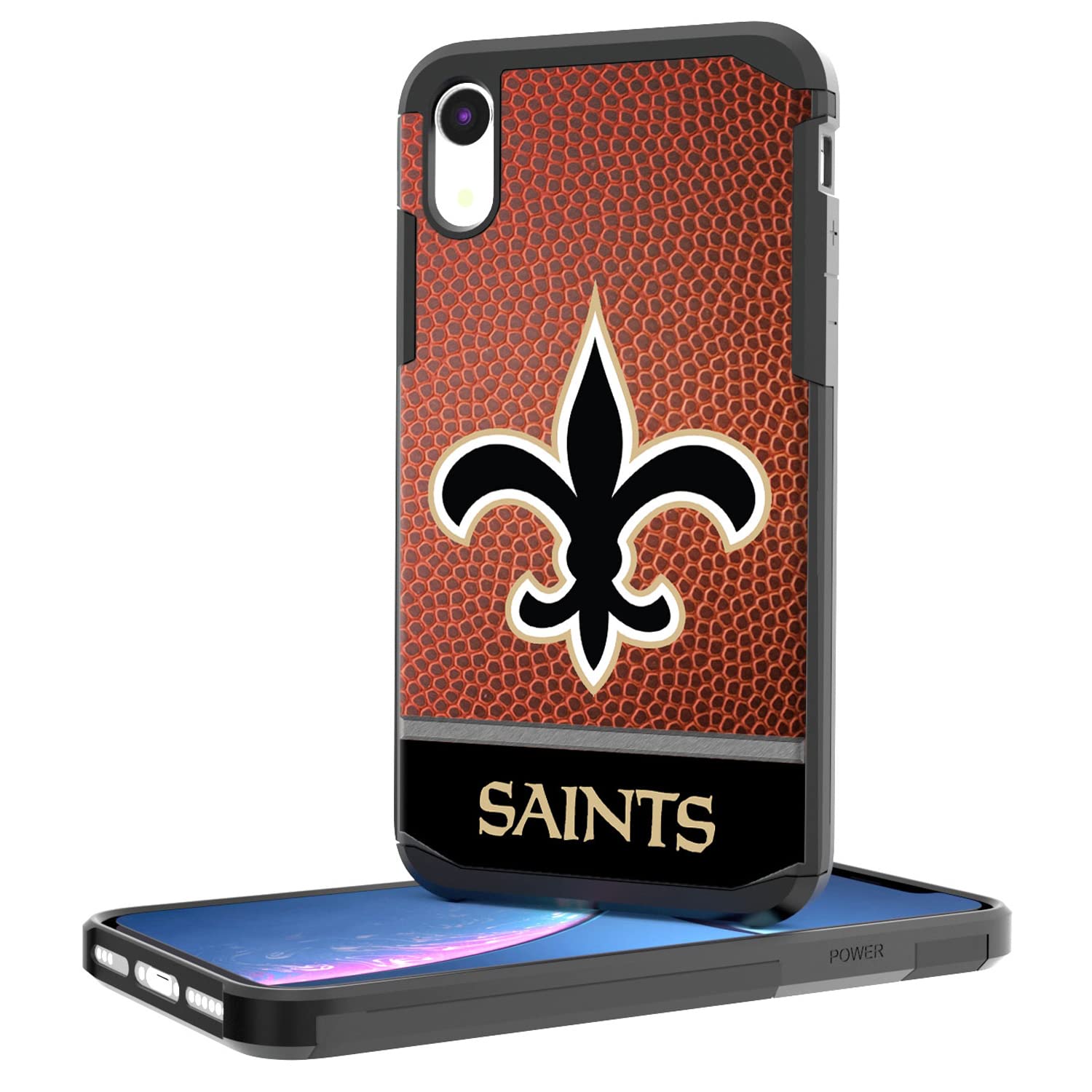 New Orleans Saints iPhone Case - Rugged Wordmark Design for iPhone 12/13/14 Pro Max | Shockproof Protective Cover for Football Fans | Perfect for Game Day & Daily Use