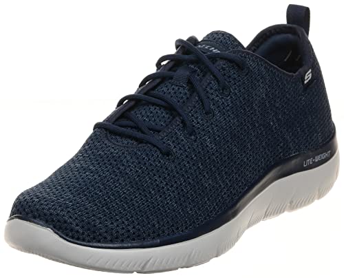 Navy Knit Trim