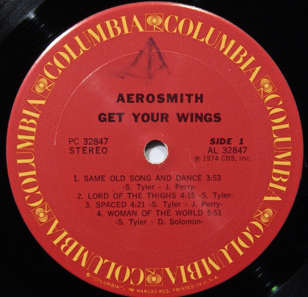 Aerosmith - Get Your Wings Vinyl LP Album (Reissue, VG+ Condition) | Classic Rock Music for Collectors & Home Listening