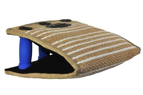 Dean and Tyler 3-Handle Jute Dog Bite Builder - Durable Dog Training Sleeve for Protection Training, Police K9, and Bite Work - Perfect for Professional Dog Trainers and Security Dogs