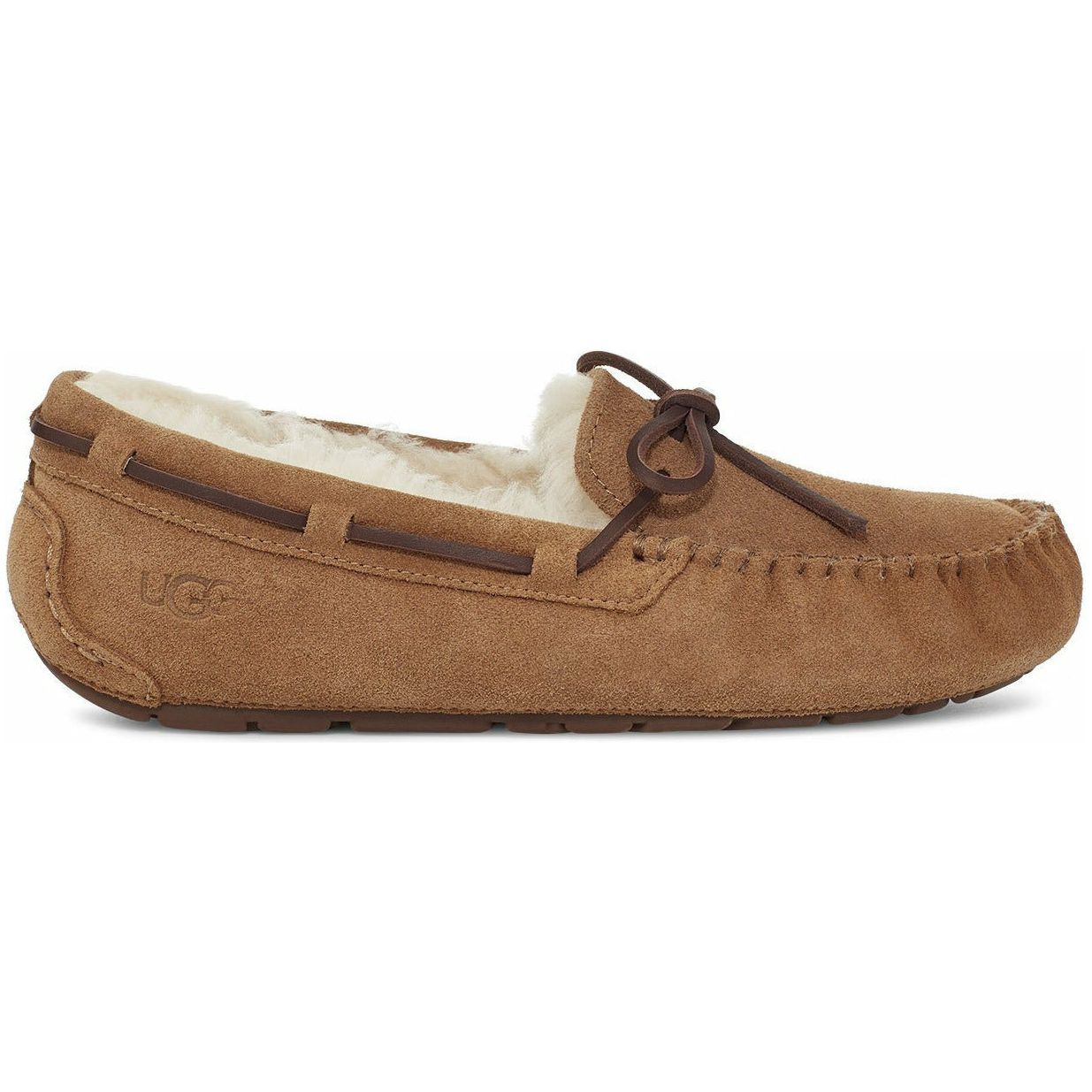 UGG Women's Dakota Slipper - Cozy Indoor/Outdoor House Shoes with Genuine Sheepskin Lining - Perfect for Winter, Home, and Casual Wear (Chestnut)