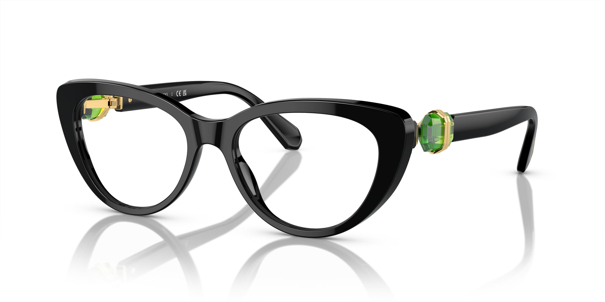 Swarovski Women's Sk2005 Cat Eye Prescription Eyeglass Frames - Stylish & Comfortable for Work, Reading & Everyday Wear